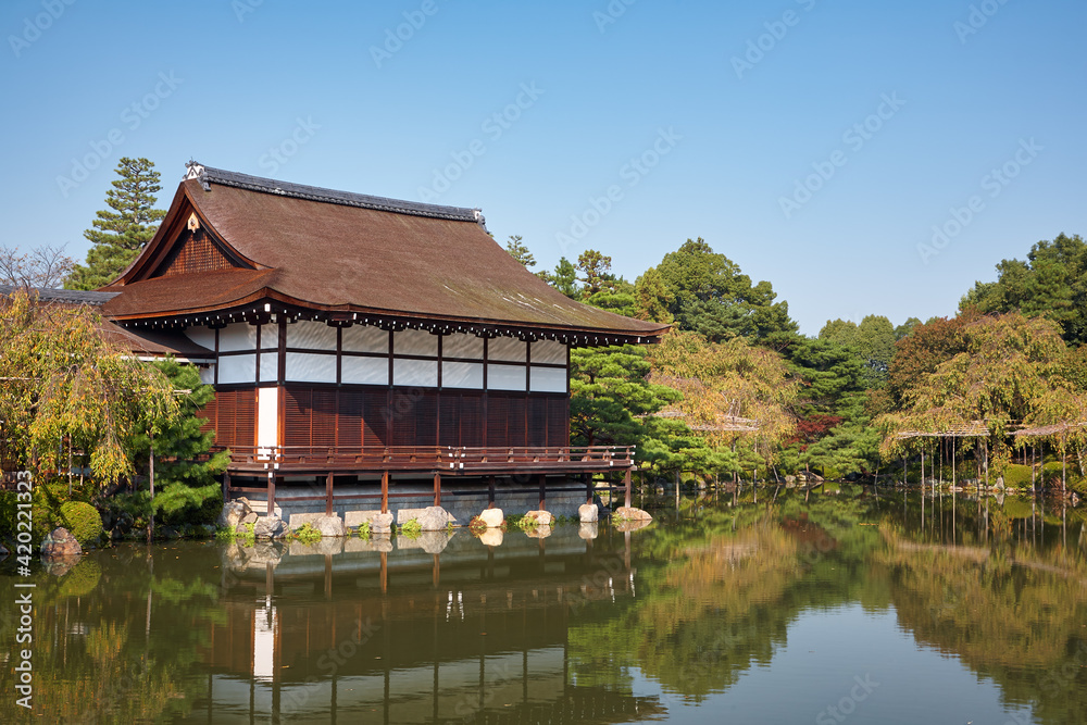 Shobikan (Guest House) of Heian-jingu Shrine. Kyoto. Japan Shobikan (Guest House) of Heian-jingu Shrine. Kyoto. Japan