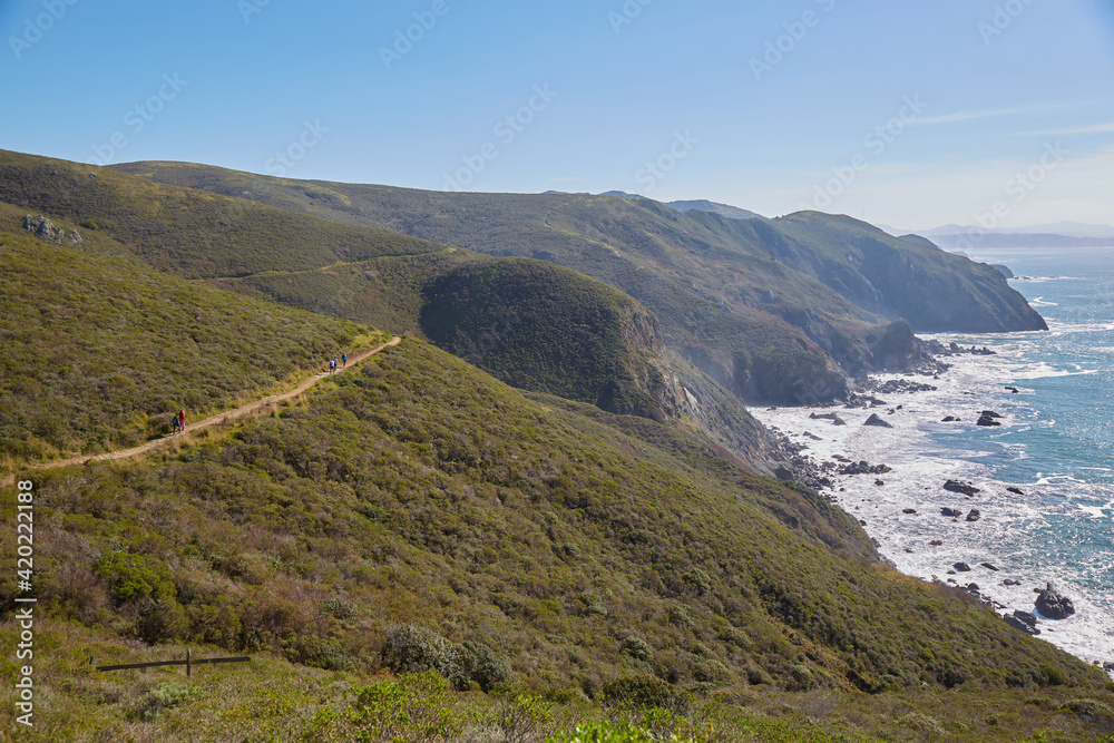 Hiking near San Francisco in beautiful California - USA.