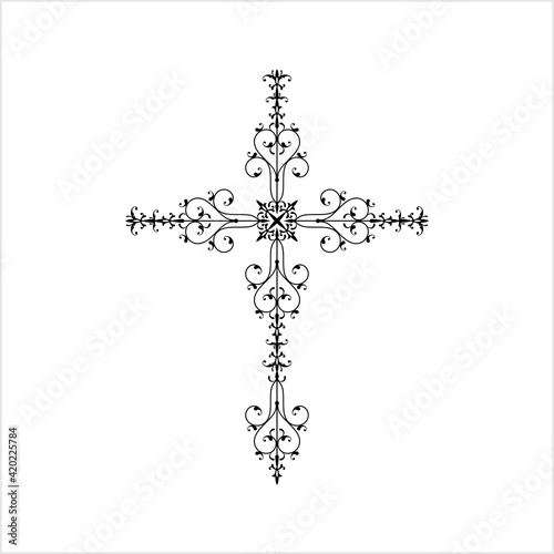 Christian Cross, Church Icon, Christianity Symbol Of Jesus Christ
