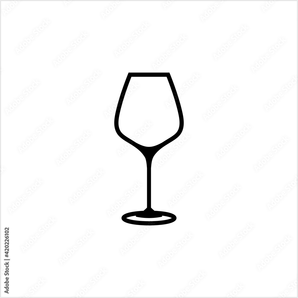 Wine Glass Icon, Wine Drinking Glass Icon Wine Glass Icon, Wine Drinking Glass Icon