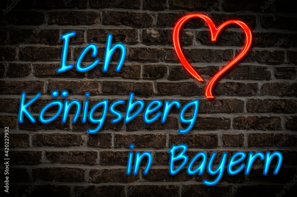 Obraz premium Königsberg in Bayern