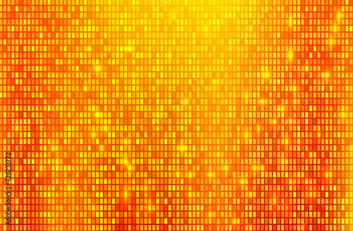 Abstract pattern rectangle yellow   orange color on background. Disco ball party pattern design. You can use for cover  poster  banner web  flyer  Landing page  Print ad. Vector illustration