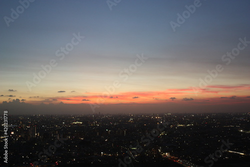 Tokyo Cityscape at dusk in Tokyo city, Japan - 東京 夕暮れの景色 © Eric Akashi