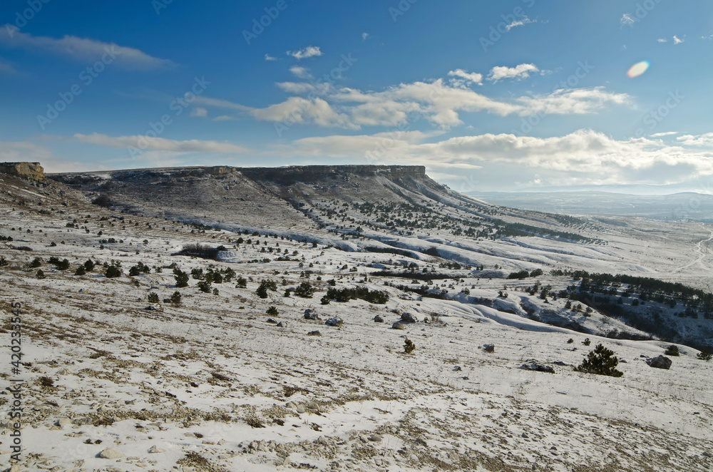 White hills in Crimea