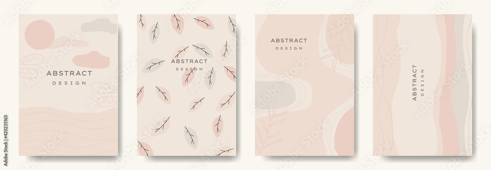 Modern abstract background.minimal trendy style. various shapes set up design templates good for background postcards poster wallpaper brochure invitation social media and other.vector illustration