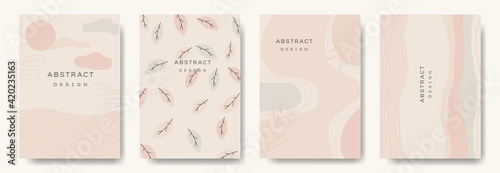 Modern abstract background.minimal trendy style. various shapes set up design templates good for background postcards poster wallpaper brochure invitation social media and other.vector illustration