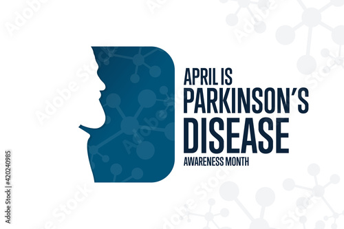 April is Parkinson’s Disease Awareness Month. Holiday concept. Template for background, banner, card, poster with text inscription. Vector EPS10 illustration.