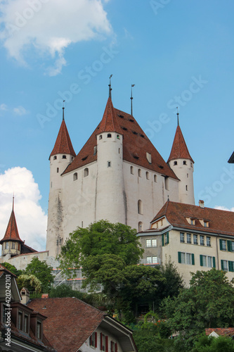 Castle in city of Thun, Switzerland.