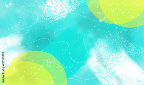 Abstract watercolor mint background