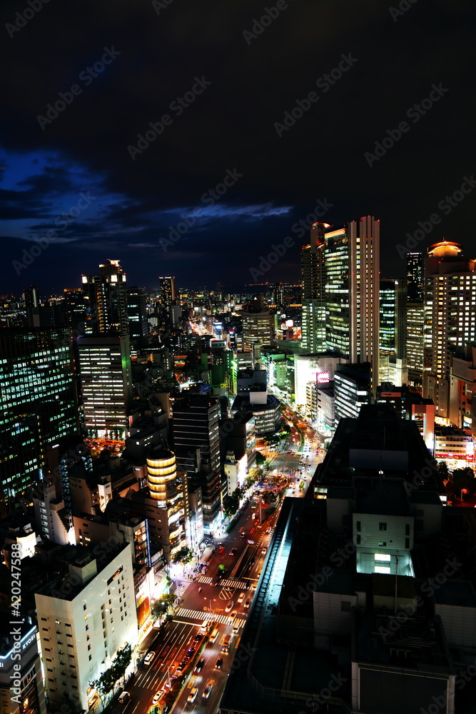 大阪の夜の街