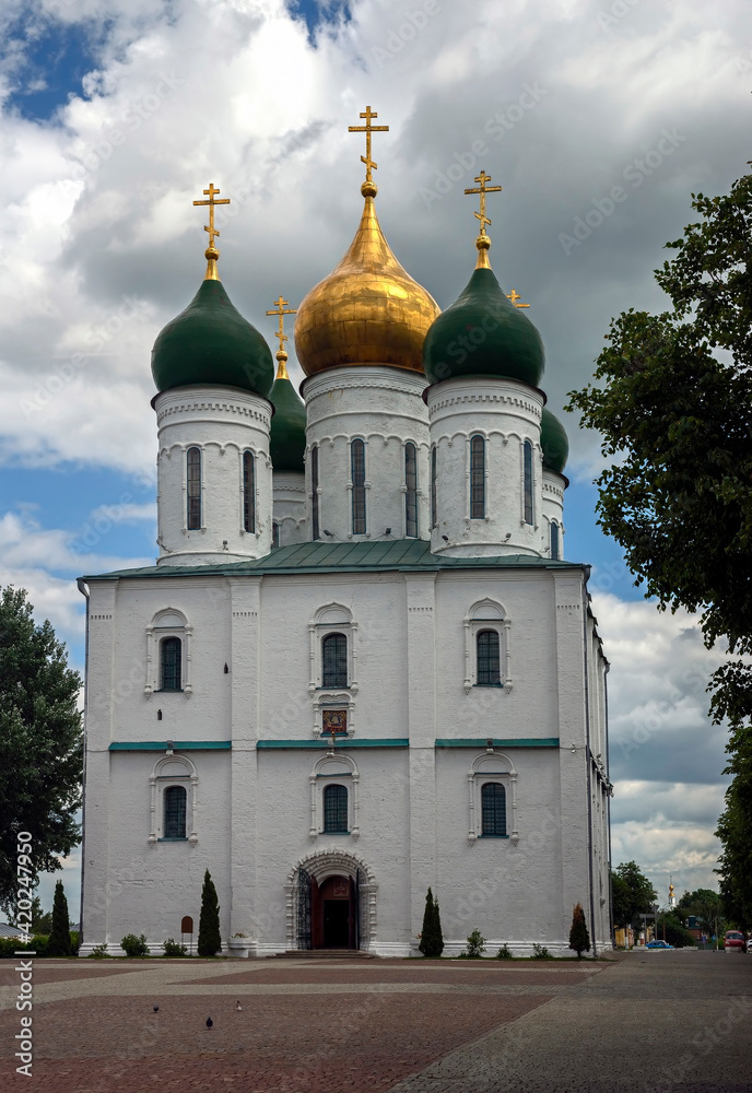 Assumption cathedral. Kremlin in the city of Kolomna, Russia. XVII century	
