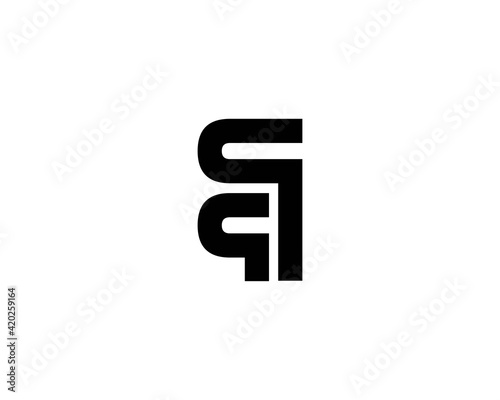QQ Q letter logo design vector template