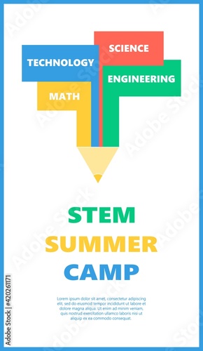 STEM summer camp background 3