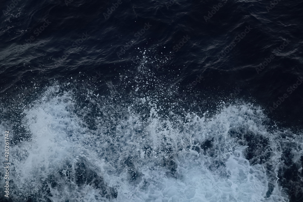 custom made wallpaper toronto digitalDark Ocean Splash