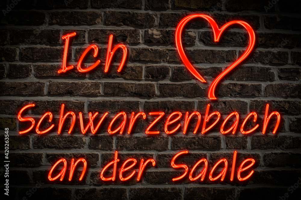 Obraz premium Schwarzenbach an der Saale