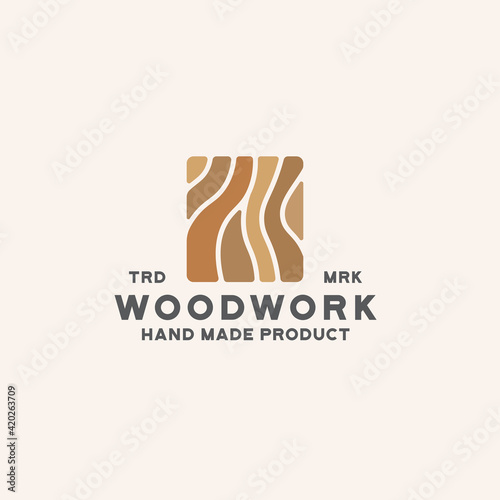 carpenter logo template vector