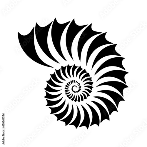 Set of spiral and swirls logo design elements, icons, symbols, and signs.