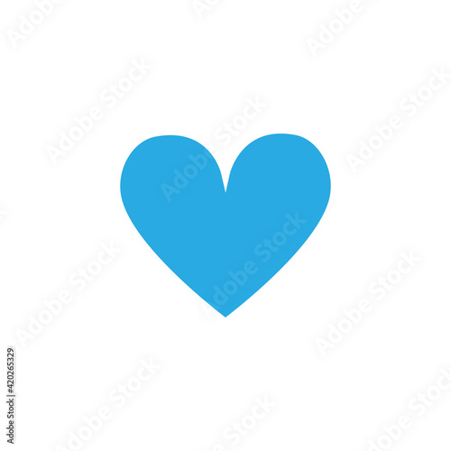 Flat Heart Icon