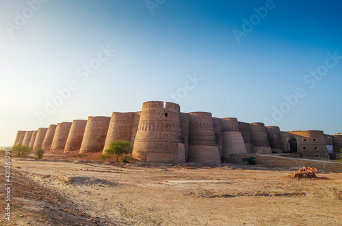 Exterior View of Derawar Fort in Pakistan