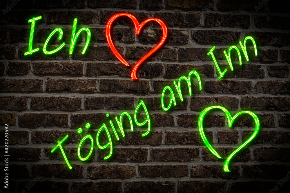 Obraz premium Töging am Inn