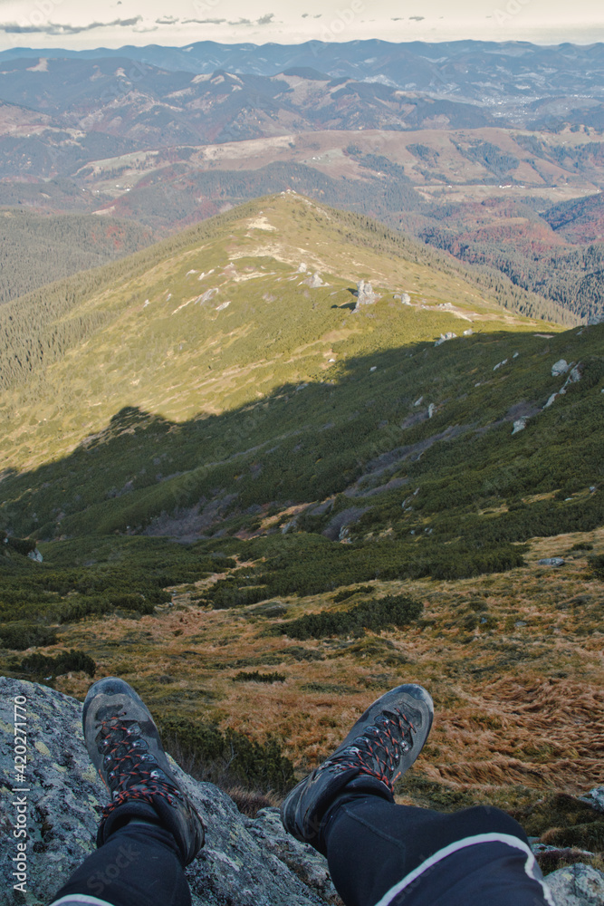 Fototapeta premium landscape in the mountains