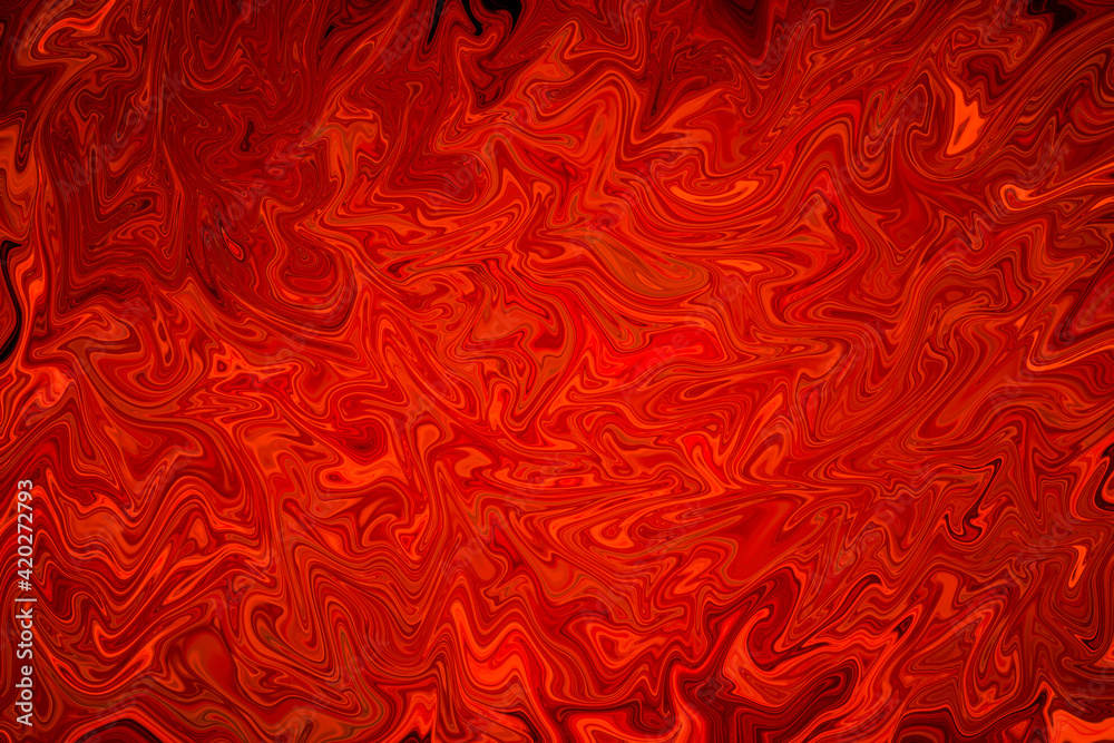 Vibrant dark red colors abstract waves background