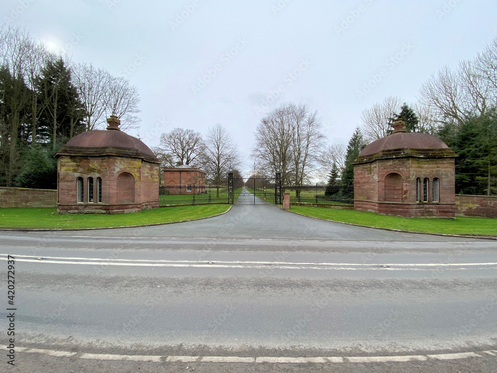 A view of the Gates to Carden Park