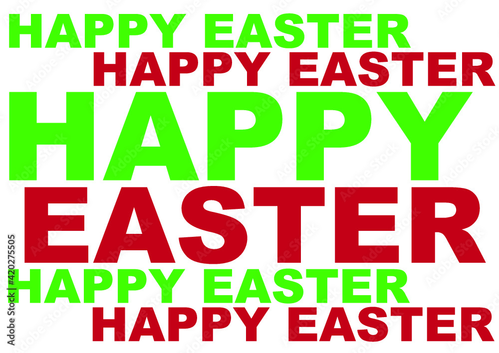 Happy Easter, Ostereier-Grafik, farbig, fröhlich, spruch Happy Easter, Ostereier-Grafik, farbig, fröhlich, spruch
