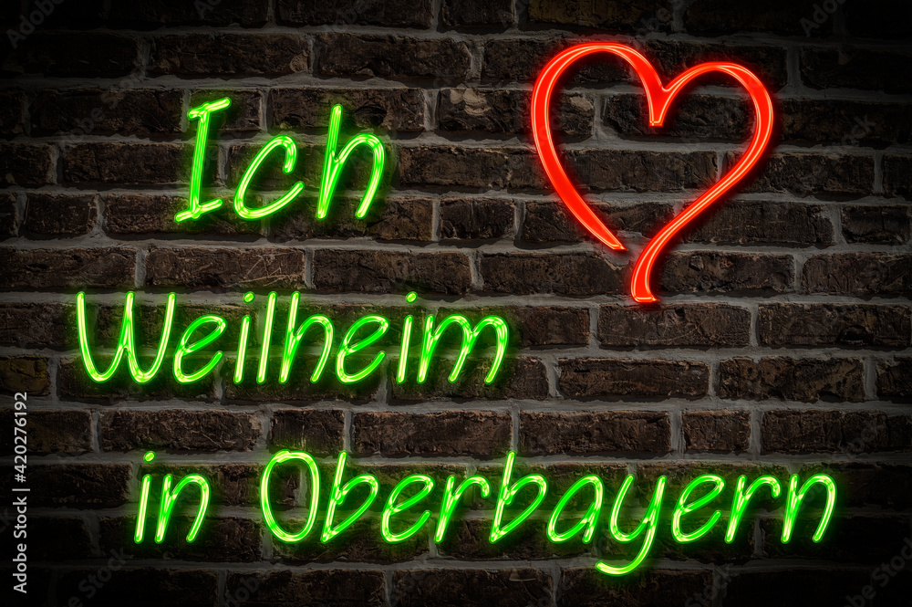 Obraz premium Weilheim in Oberbayern