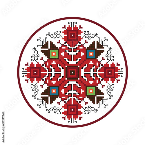 Folk motifs, elements, embroideries that can be used for earrings, necklace, tapestry, ring.