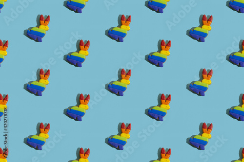 food banner seamless pattern gay pride lgbtqia
