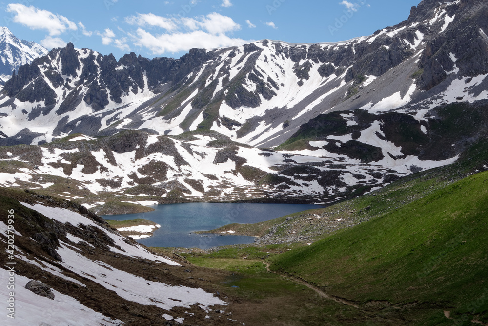 Moutains scenery of Vanoise National Park (French Alps)