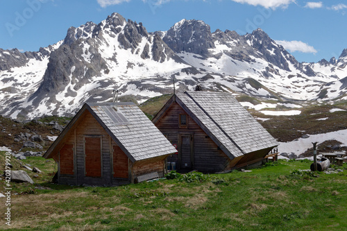 Moutains scenery of Vanoise National Park (French Alps)