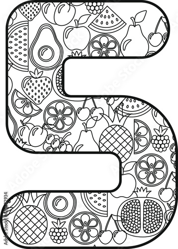 alphabet    letters   font   graphics   illustration   background  letter  a primer  Fruit   summer graphic illustration alphabet watermelon
