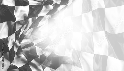 Checkered racing flag