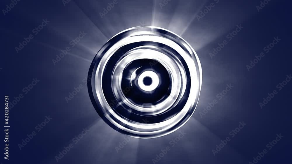 Abstract Circle With Light Rays Coloured Abstract Circle With Light Rays Coloured