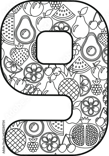 alphabet    letters   font   graphics   illustration   background  letter  a primer  Fruit   summer graphic illustration alphabet watermelon
