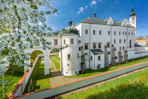 Renaissance castle in town Pardubice
