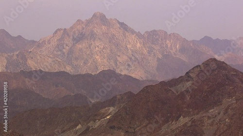 shades of brouwn on this rural mountain range  photo