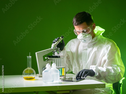 Biological weapons. Man cre...