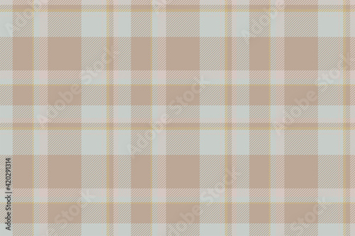 Tartan scotland seamless plaid pattern vector. Retro background fabric. Vintage check color square geometric texture.