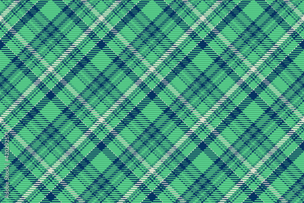 Fototapeta premium Seamless pattern of scottish tartan plaid. Repeatable background with check fabric texture. Vector backdrop striped textile print.