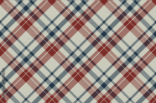 Seamless pattern of scottish tartan plaid. Repeatable background with check fabric texture. Vector backdrop striped textile print.