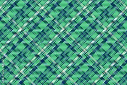 Seamless pattern of scottish tartan plaid. Repeatable background with check fabric texture. Vector backdrop striped textile print.