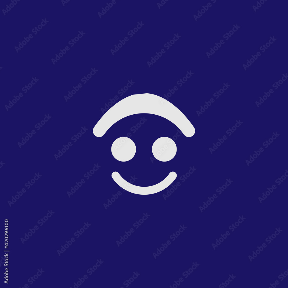 Smile emoji icon. Face symbol. Logo design element Smile emoji icon. Face symbol. Logo design element