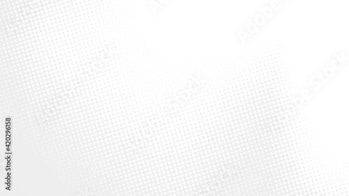 Dot white gray wave light technology texture background. Abstract big data digital concept. 3d rendering.