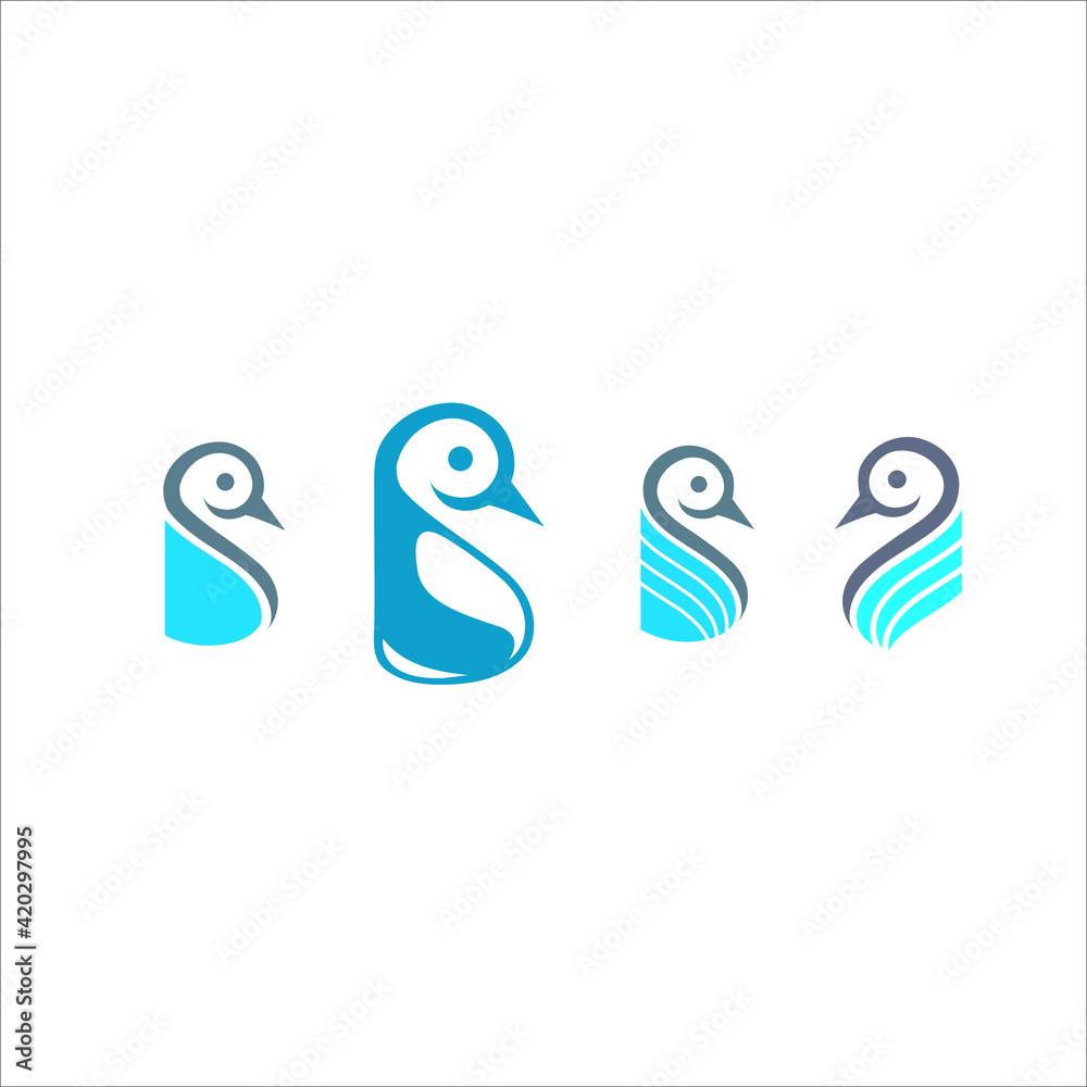 Fototapeta premium This is creative Bird's head logo design