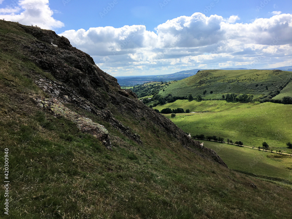 A view of the Shropshire Countryside near the Caradoc