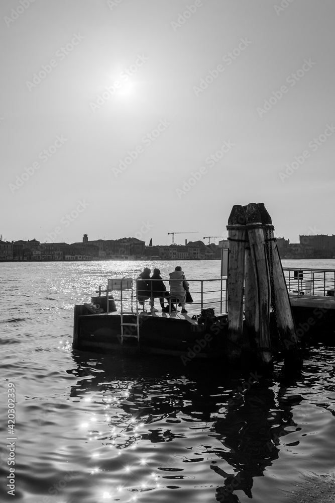Naklejka premium canal of venice