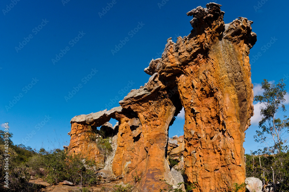 Assunto: Pedra do Monstro - Parque Nacional do Catimbau .regiao de transicao do agreste para o semiarido.